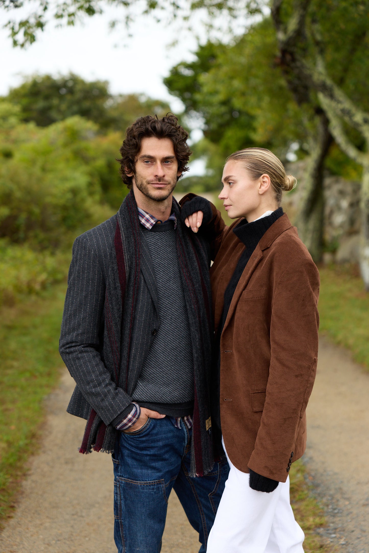 Sage Wool Pinstripe Blazer 4210