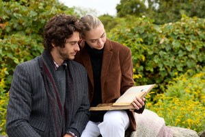 Sage Wool Pinstripe Blazer 4210