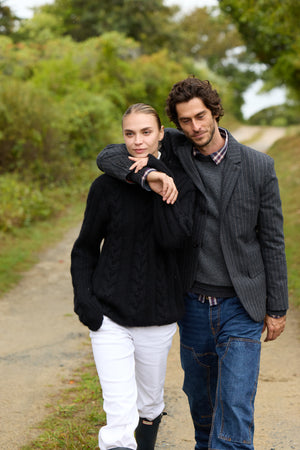 Sage Wool Pinstripe Blazer 4210