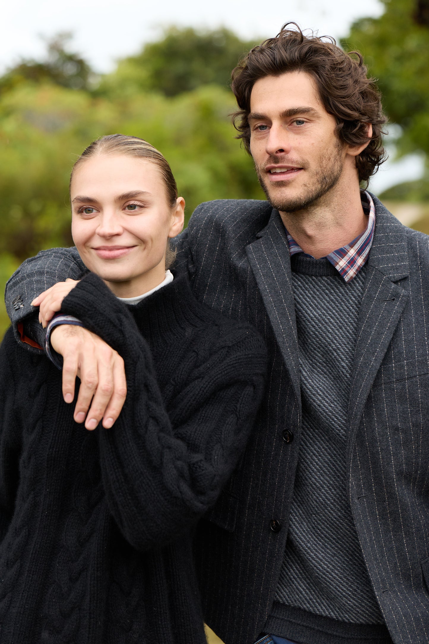 Sage Wool Pinstripe Blazer 4210