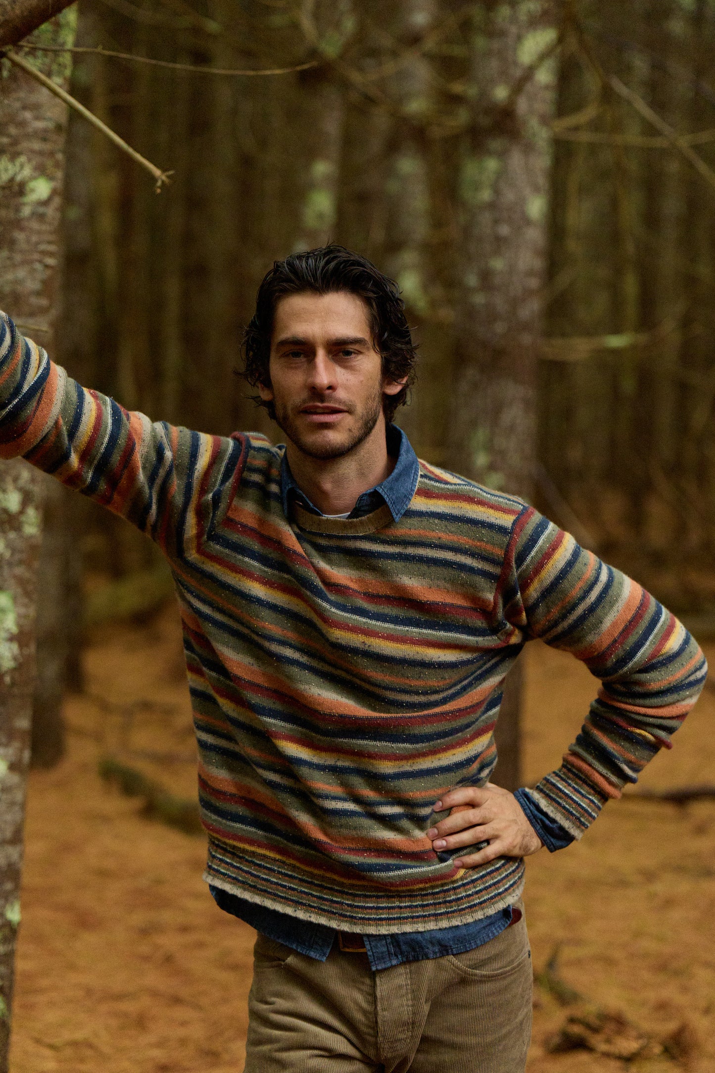 Alasdair Wool Silk Blend Crew 6285