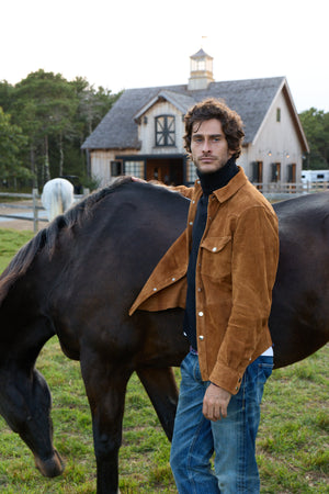 Whyatt Suede Leather Shirt 3008