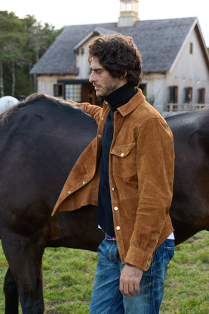 Jude 7GG Cashmere Herringbone Turtleneck 6284