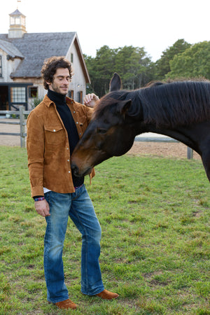 Jude 7GG Cashmere Herringbone Turtleneck 6284