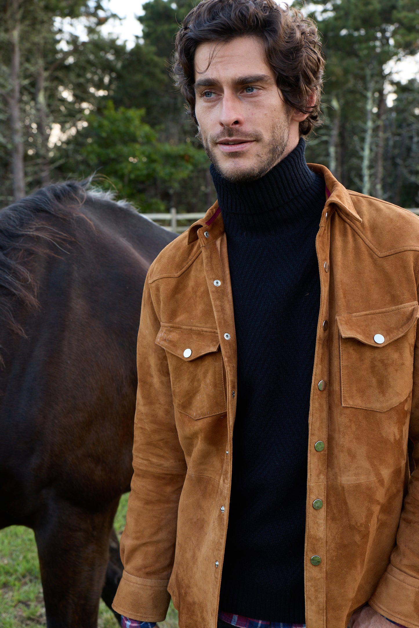 Whyatt Suede Leather Shirt 3008