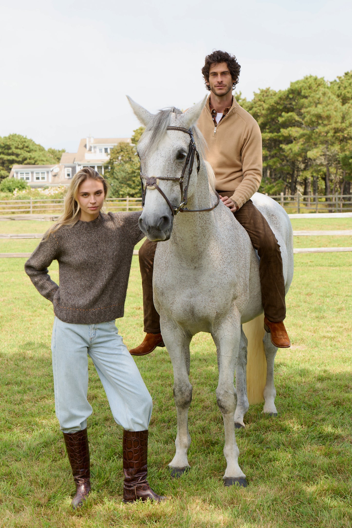 Luna Baby Alpaca Cotton Crew - 607