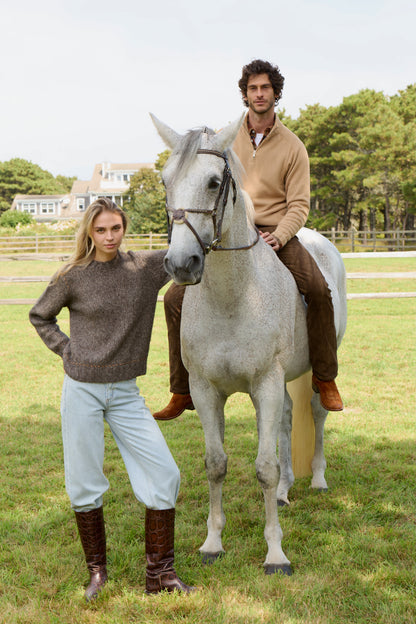 Luna Baby Alpaca Cotton Crew - 607