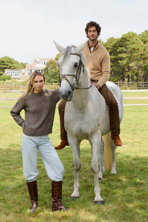 Luna Baby Alpaca Cotton Crew - 607