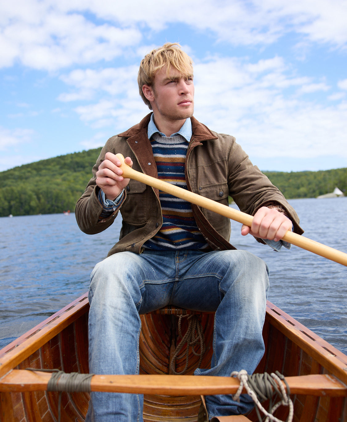 Alasdair Wool Silk Blend Crew 6286