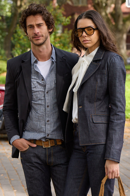 Artemis Raw Denim Blazer 410