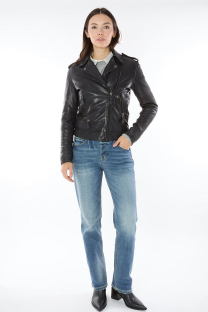 401 Nyx Motto Leather Jacket