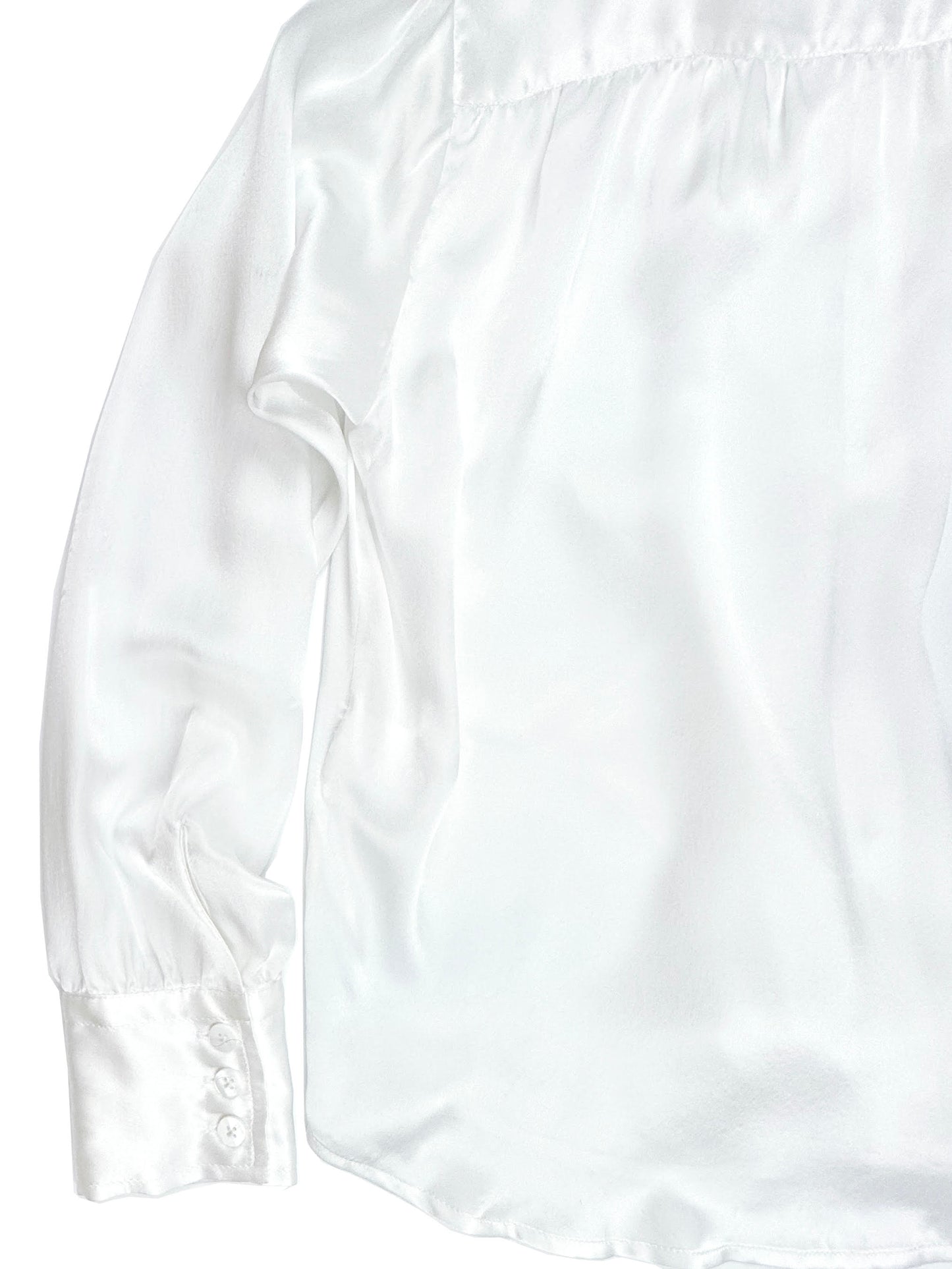 Nikea Pure Silk Satin Tie Neck Blouse 312