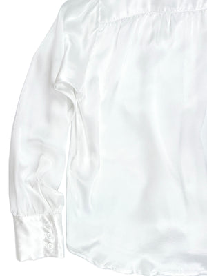 Nikea Pure Silk Satin Tie Neck Blouse 312