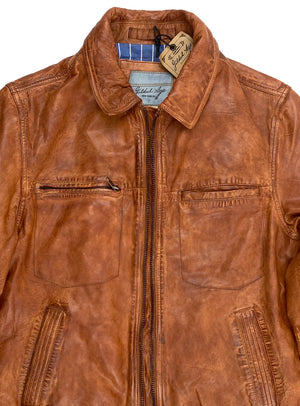 Wind Buffer Leather Jacket 4014