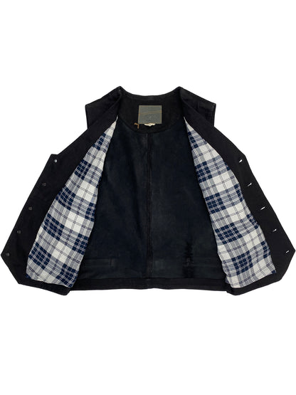 Wyatt Denim Suede Vest 4183.