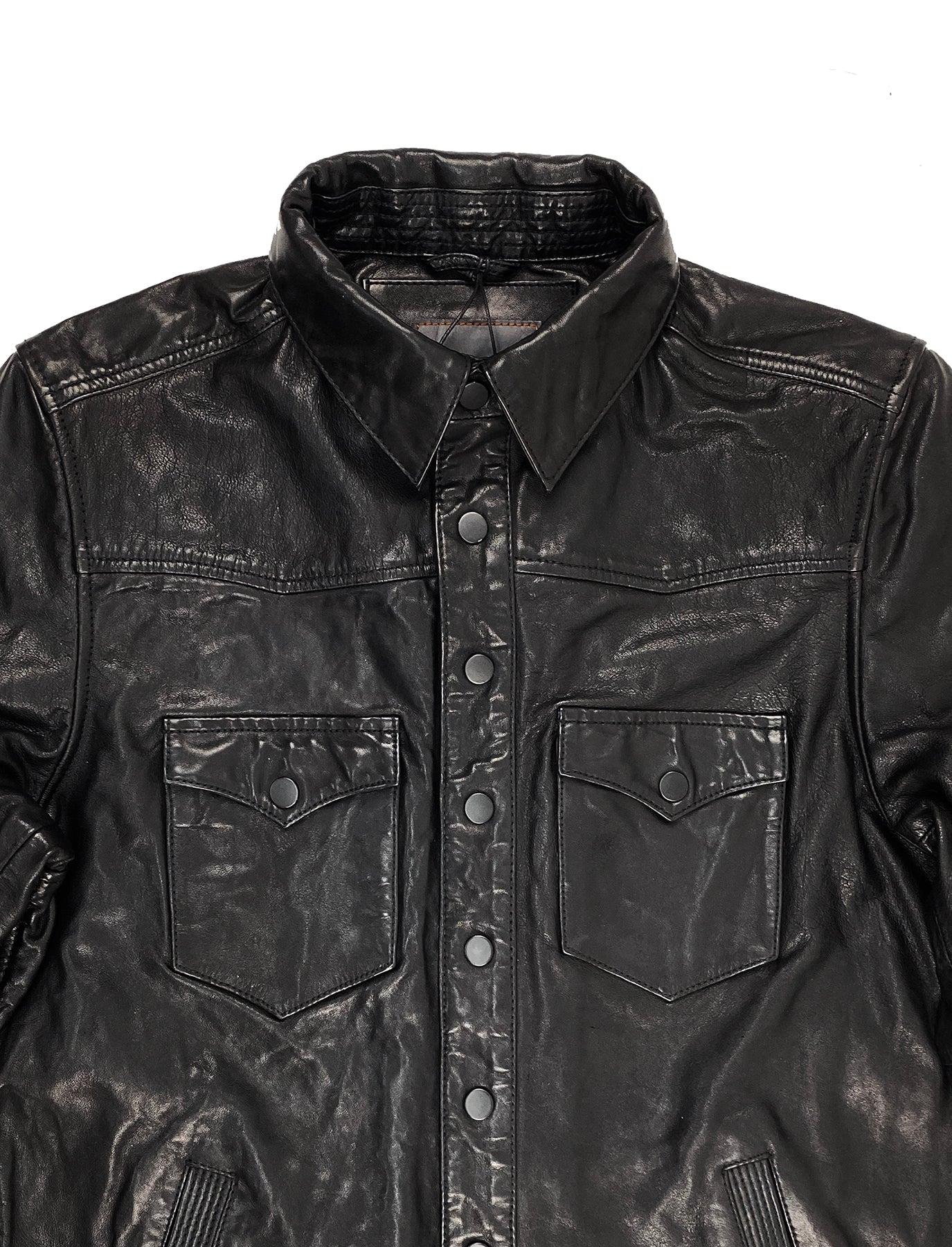 タグ付 極美品 Marlboro 立ち襟 パンチング レザージャケット XL 黒 Men Black Marlboro Racing Leather Jacket Motorcycle Racing Vintage