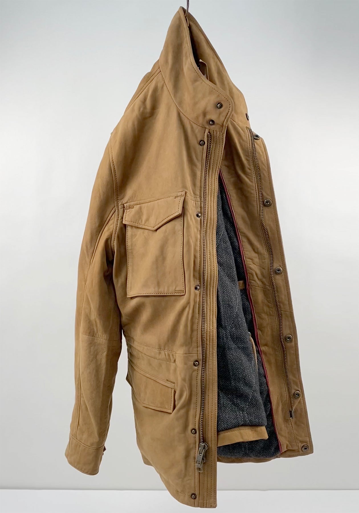 Deer Hunter Suede Leather Jacket.