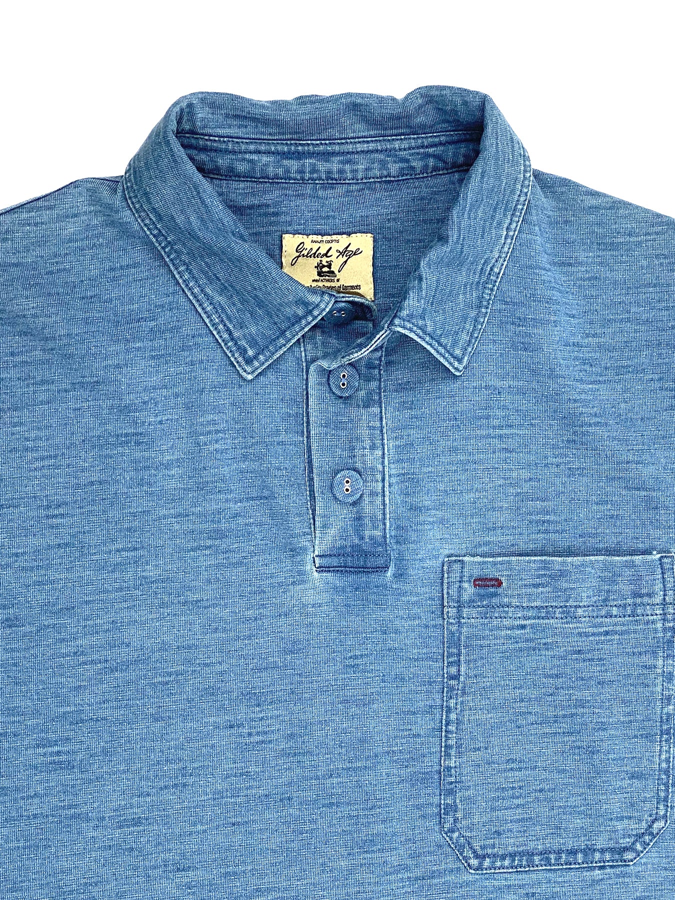 Vineyard Indigo Polo 5431.