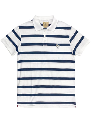 Lion Crest Striped Polo 5473