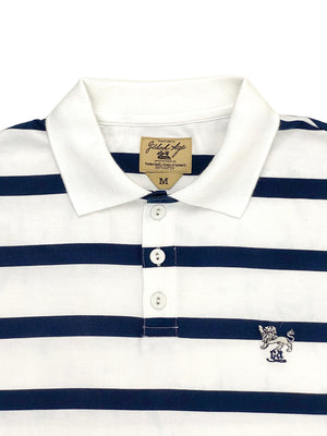 Lion Crest Striped Polo 5473